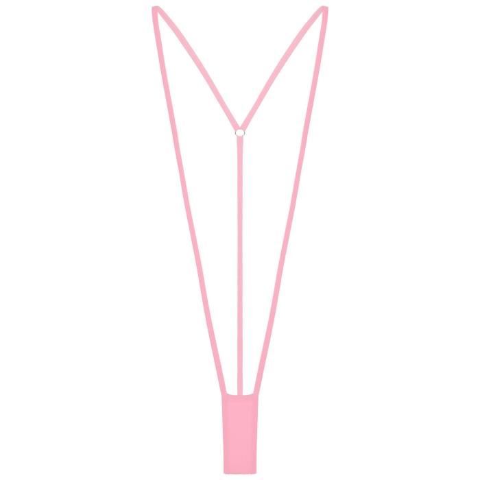 Yizyif Micro Bikini Sexy Femme Ficelle Body String Thong Monokini