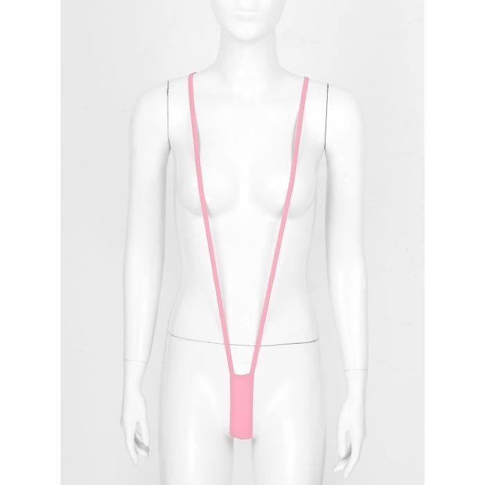 Yizyif Micro Bikini Sexy Femme Ficelle Body String Thong Monokini