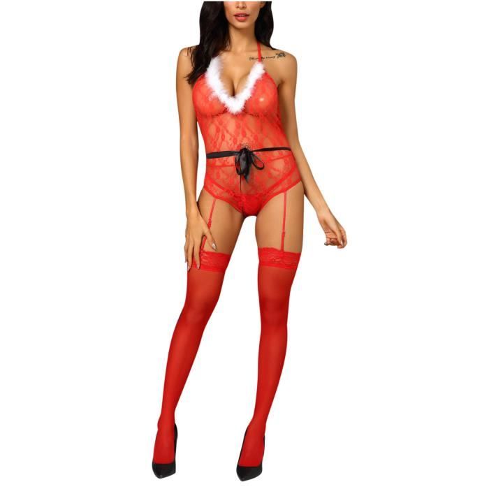Femmes Sling Bikini Body En Peluche Dentelle Couture De No L Fille