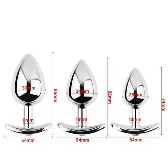 Stimulateur Plug Chapelet Chair Cm Cloche En M Tal Plug Anal