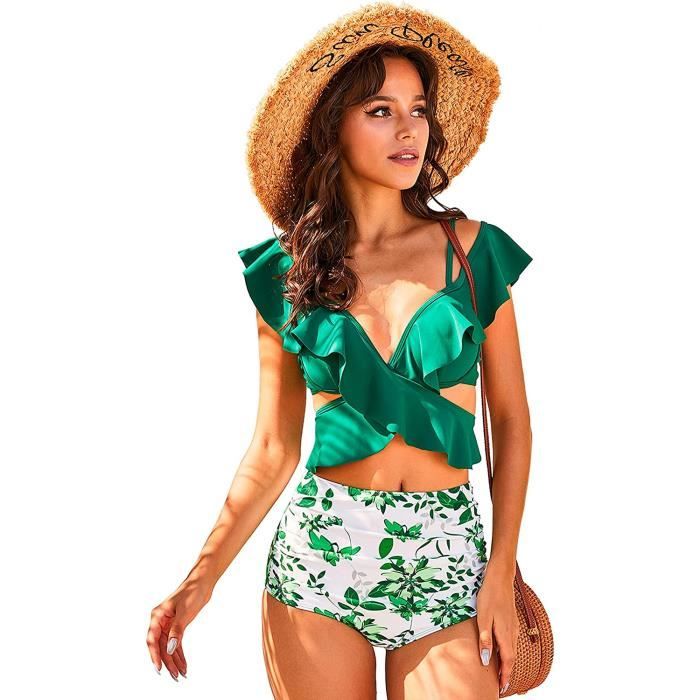 Maillot De Bain Femme Pieces Push Up Bikini Sexy Maillot De Bain