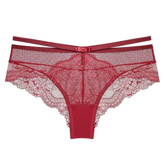 Ensemble Lingerie Femme Dentelle Ultra Mince Confortable Fashionable