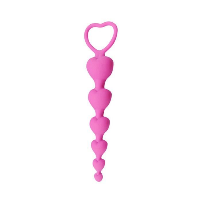 Pink Plug Anal En Silicone Pour Adulte Jouet Sexuel Pour Femme
