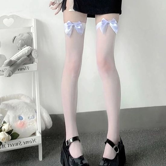 Bas R Sille En Nylon Sans Couture Pour Femmes Collants Lingerie Ray Sexy Punk Streetwear T