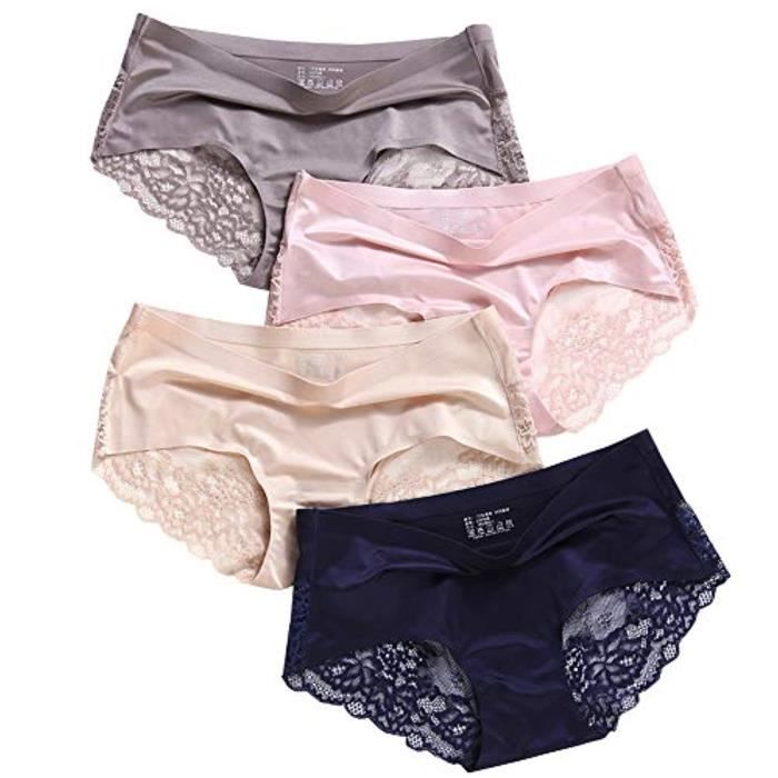 Soutien Gorge Culottes En Dentelle Multipack Sous V Tements Bikini Culotte Taille Moyenne