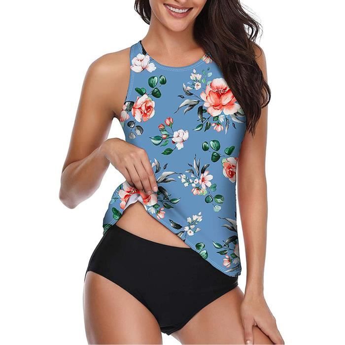 Maillot De Bain Ensemble Maillots Rembourré Bikini Imprimé Pour Femmes À La Mode Tsf Pkl