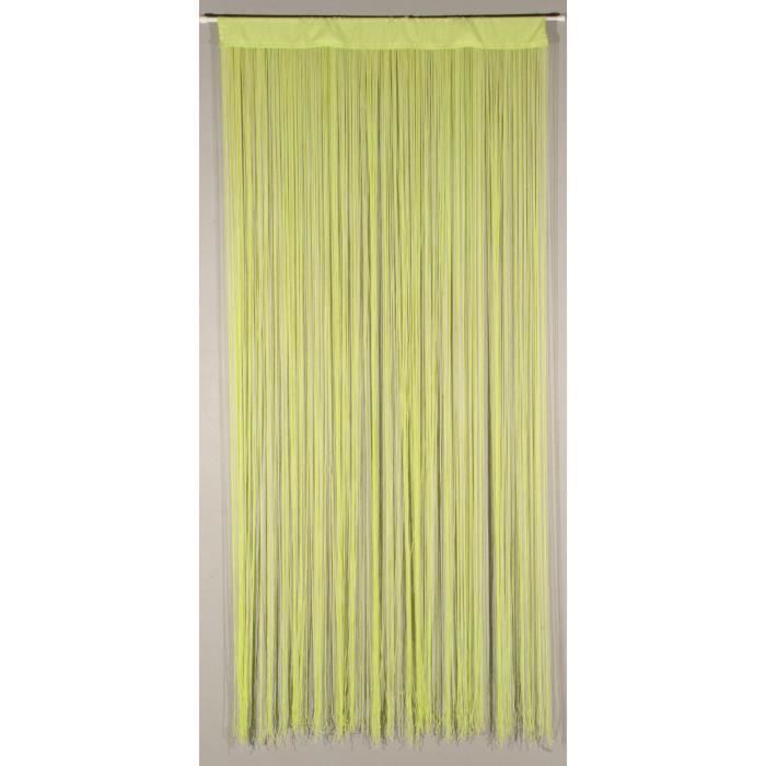 Rideau de porte String lime