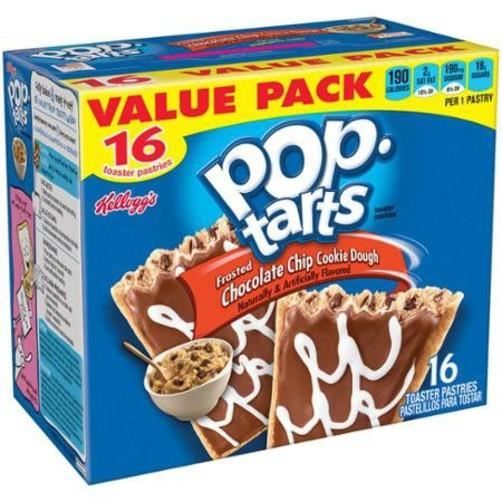 Pop-tarts Kellogg's - saveur cookies chocolat - 16 biscuits