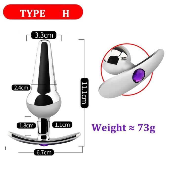 Jiuuuy Plug Anal En M Tal En Acier Inoxydable Jouets Sexuels Pour