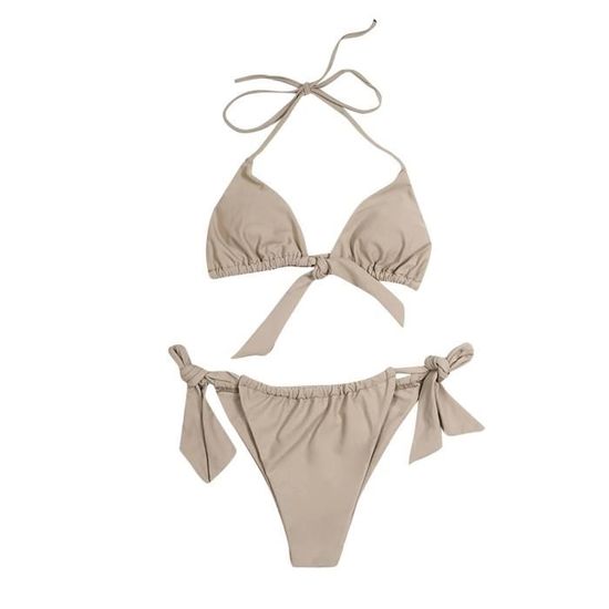 Bikini Nouveau Maillot De Bain Bretelles Sexy Pour Femme Kaki