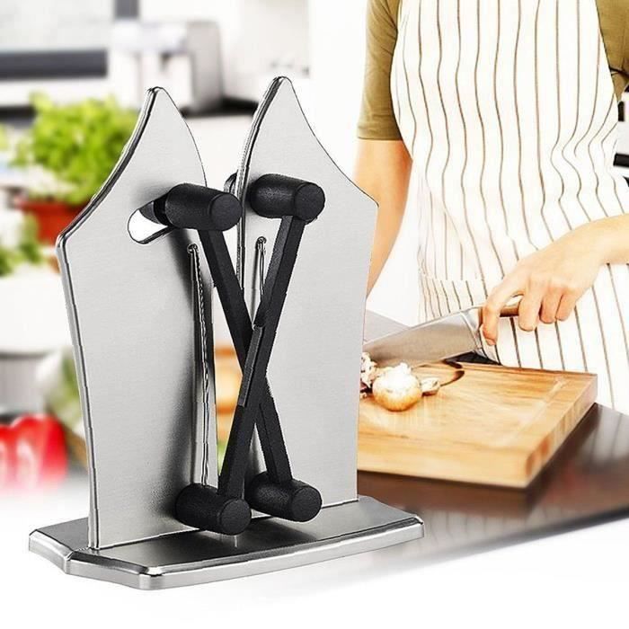 Aiguiseur de couteau Affûteur de Cuisine en Acier