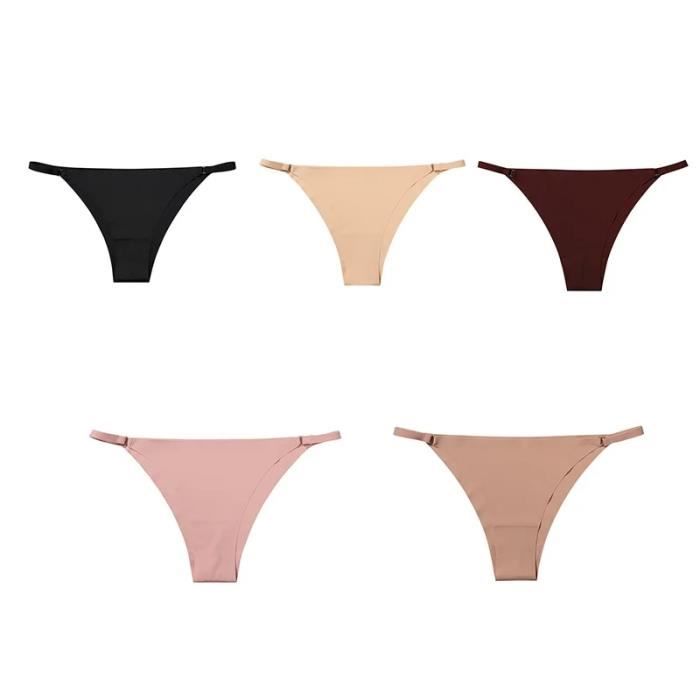 String Taille Basse Sans Couture Pour Femme Sous V Tement Sexy Lingerie Confortable A B C F I A