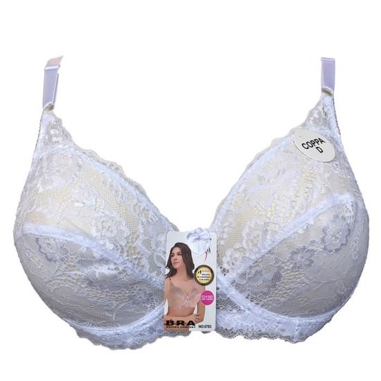 Soutien Gorge D En Dentelle Fleurie Blanche Lingerie Femme Grande