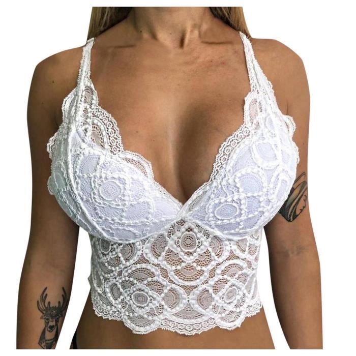 Soutien Gorge Femmes Lingerie Corset Dentelle Floral Bralette Bralet