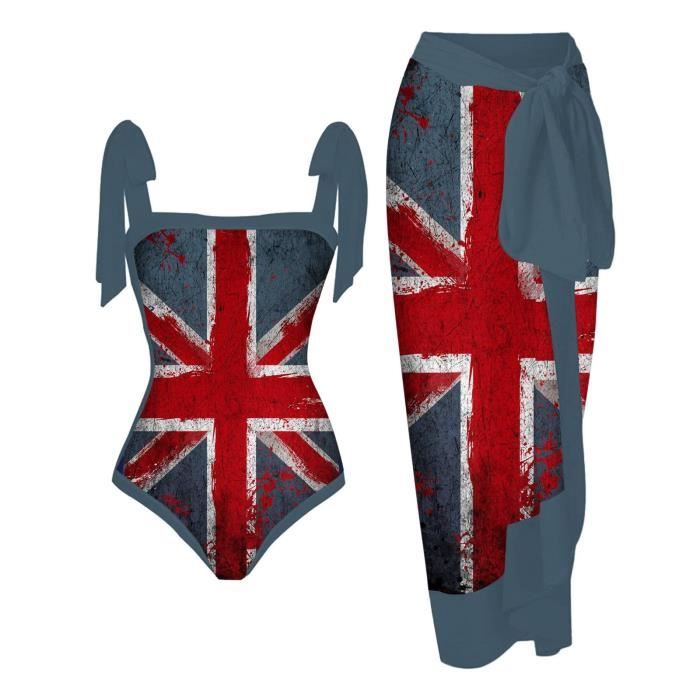 Femme Maillot De Bain Une Pi Ce Bikini Cravate Mousseline De Soie Maxi
