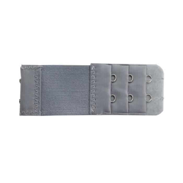 Accessoire Lingerie Rallonge Gris Soutien Gorge Extensible Crochets