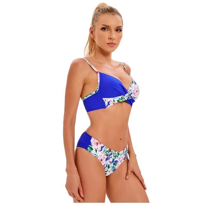 Femme Maillots De Bain Deux Pièces Sexy Bikini Push up Maillot De Bain