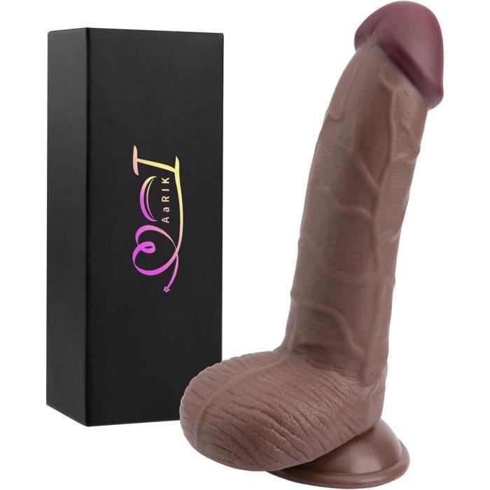 Gode Femme Sex ToýS Femme Realiste 19Cm Gode Vibromasseurs Va Et Vient