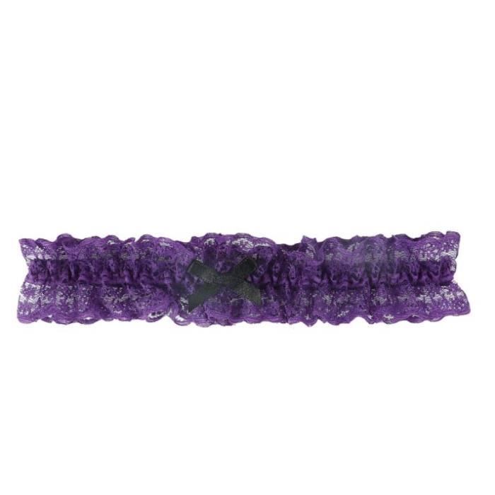 Soutien Gorge Porte Jarretelles En Dentelle Pour Femmes Lingerie Sexy Avec N Ud Anneau De Cuisse