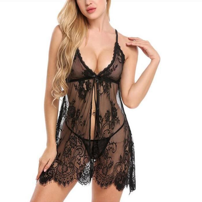 Ensemble De Nuisette Et String Tanga Femmes Sexy Dames Lingerie