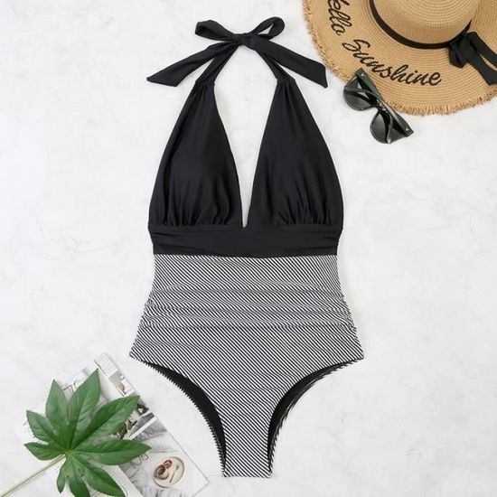 Maillot De Bain Femme Baie Confortable Bikini Laçage Maillots de Bain