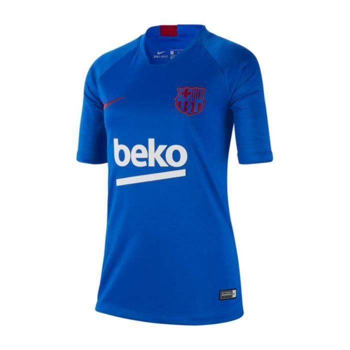 MAILLOT JUNIOR FC BARCELONE TRAINING TOP BLEU 2019/20 barca