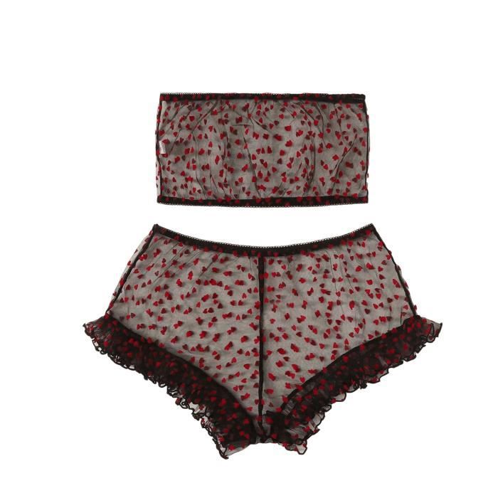Femmes Lingerie Corset Dentelle Fil Libre Intimates Vêtements de Nuit