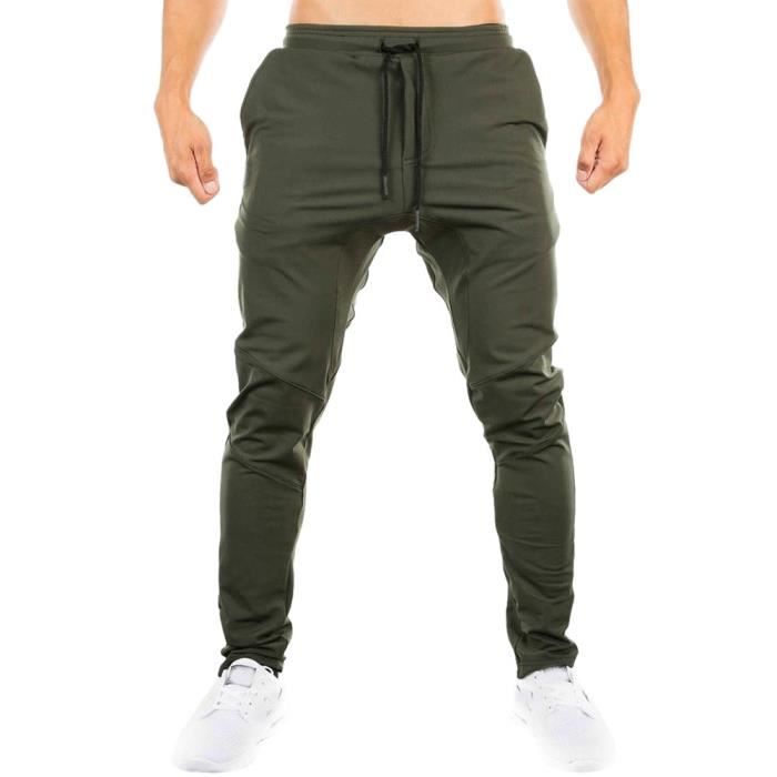 Hommes Sweatpants Casual élastiques Sportwear Slacks Baggy Trousers Jogging WLP2402
