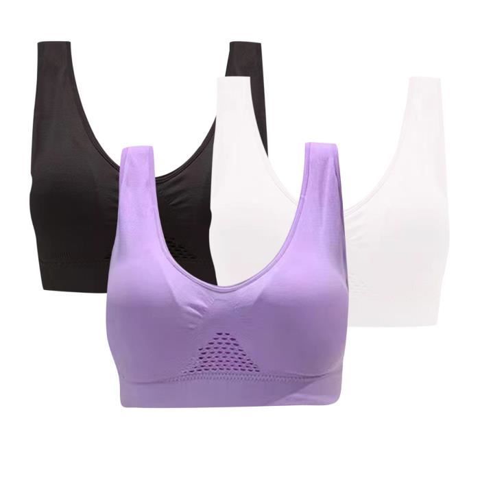 Sasaquoy Brassiere Lingerie Lot De Soutiens Gorge Sport Pour Femme