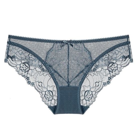 Ensemble Lingerie Femme Taille Basse Dentelle Sexy Ultra Fine