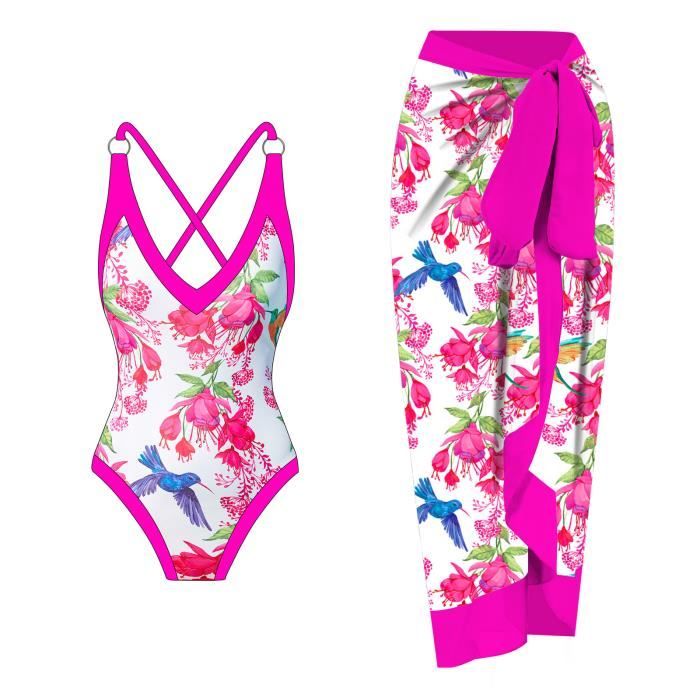 Maillot De Bain Femme Nouvelle Mode Boh Me L Gant Sexy Glamour Bikini Rouge Cdiscount