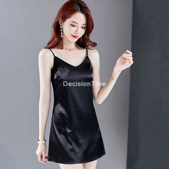 Ensemble De Lingerie Robe Longue Bretelles Pour Femmes Sous V Tement