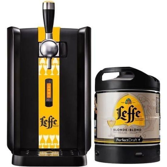 Pack Tireuse à bière PerfectDraft 1 fût 6L Leffe Blonde Maxi Magnet 5 euros de consigne