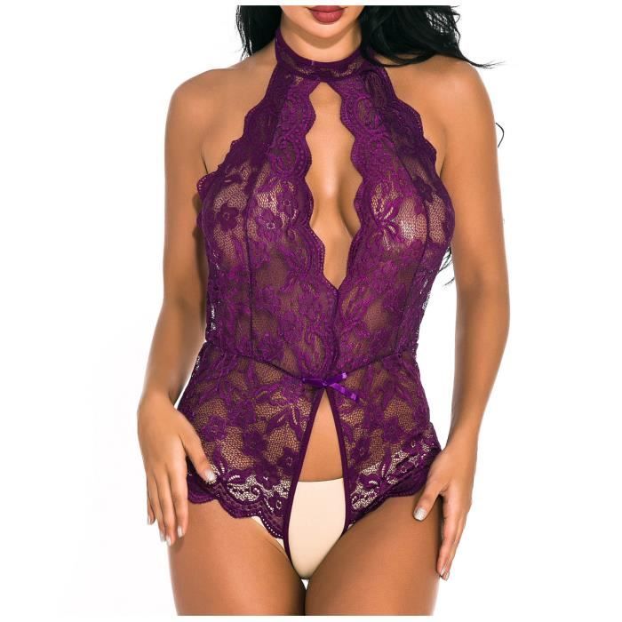 Body Femmes Mode L Gante Lingerie Sexy Dentelle Gaze Sous V Tements
