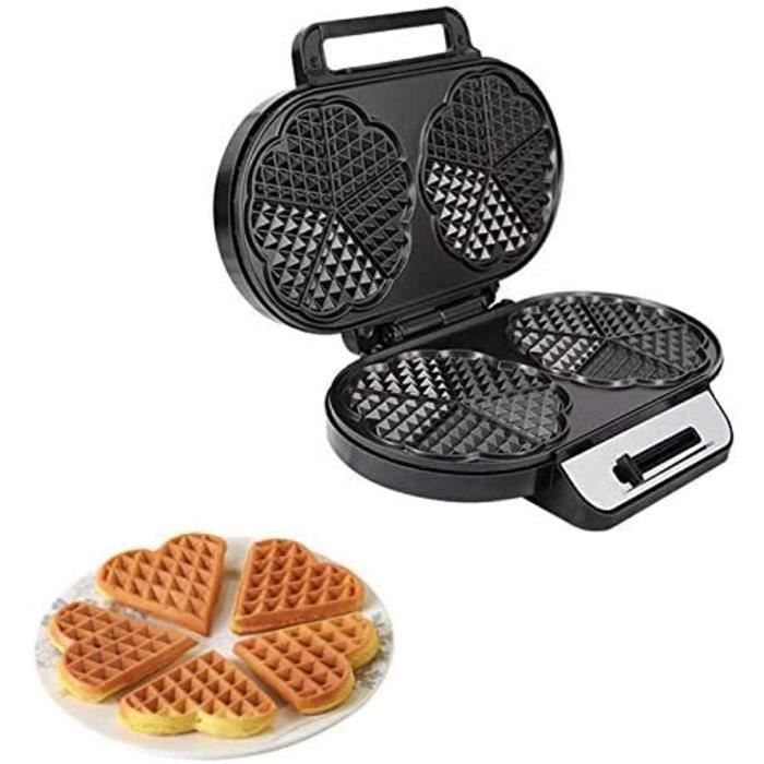 TOASTER HZWLF Gaufrier Double Sandwich Maker Plaque Enduite Antiadheacutesif Petit Deacutejeuner GrillePain Sandwich Maker1339