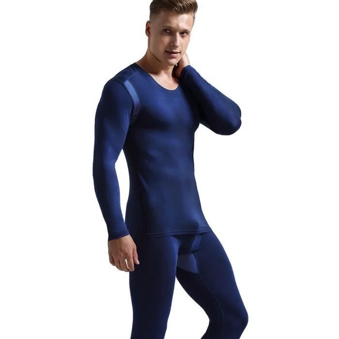 Ensemble de lingerie Ensemble de sous vêtements thermiques longs Johns