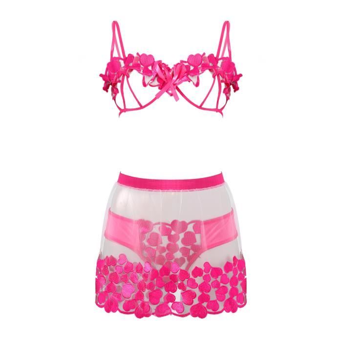 Iiniim Femme Sexy Ensemble De Lingerie Sous V Tements Soutien Gorge