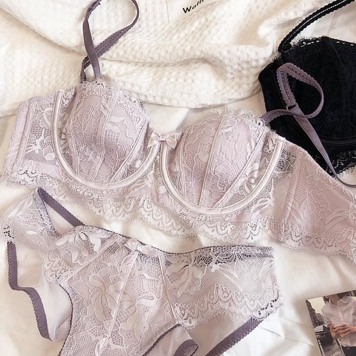 Ensemble Lingerie Kjehome Robe Sexy En Dentelle Sans Bretelles