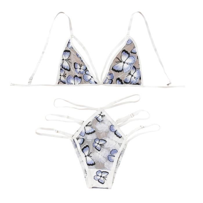 Soutien Gorge Nouvelle Mode Sexy String String V Tements De Nuit Sous V Tements Lingerie Fleur