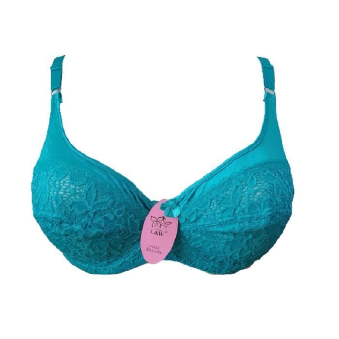 Soutien gorge à armature dentelle et satin vert D Lingerie grande taille Vert Cdiscount Prêt