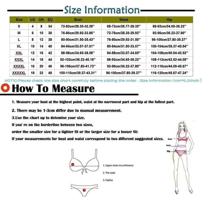 Maillot De Bain Brassiere Amincissant Taille Haute Push Up Ete Bikini Femme Plage Maillot Black