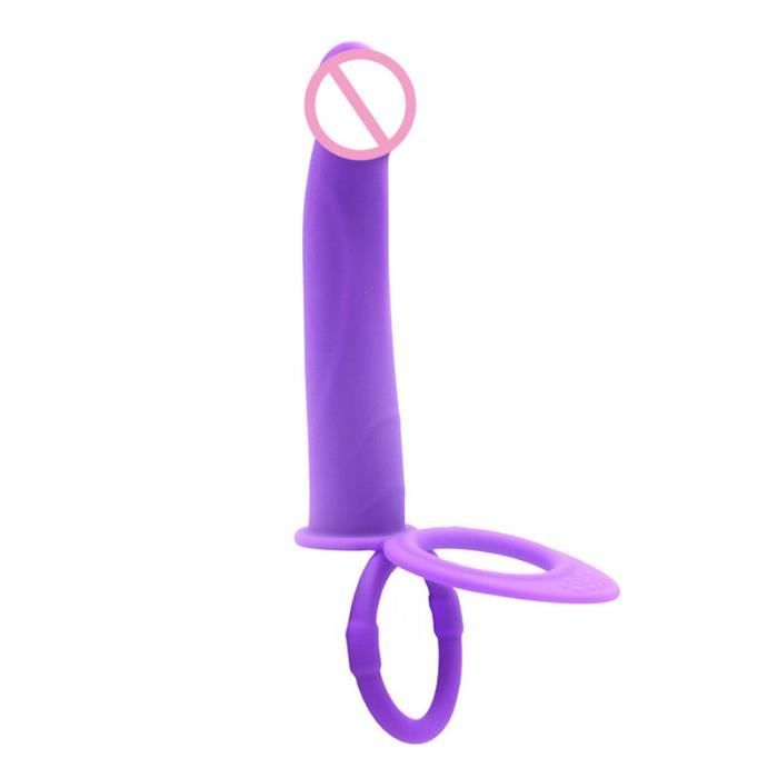 Godemichet Double P N Tration Pour Femme Anneau P Nien Plug Anal