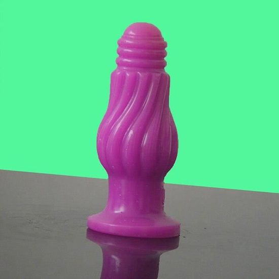 Godemichet Vibro Plug Anal En Silicone Pour Homme Et Femme Grand