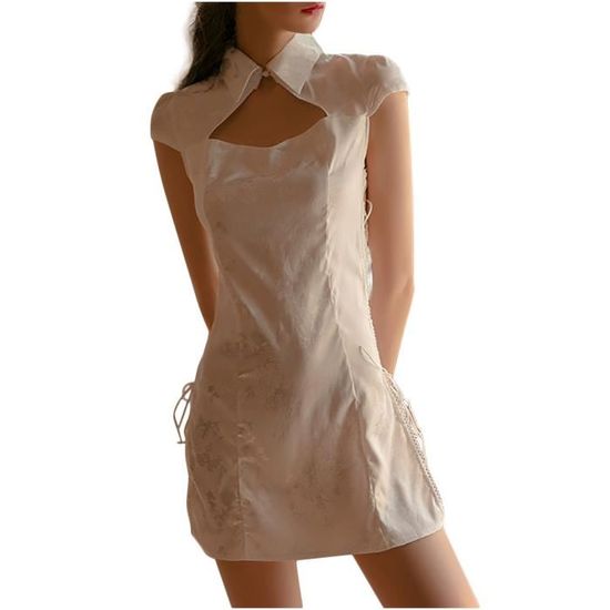 Sasaquoy Mesdames Lingerie Sexy Pyjama En Filet Extensible Moulant Une