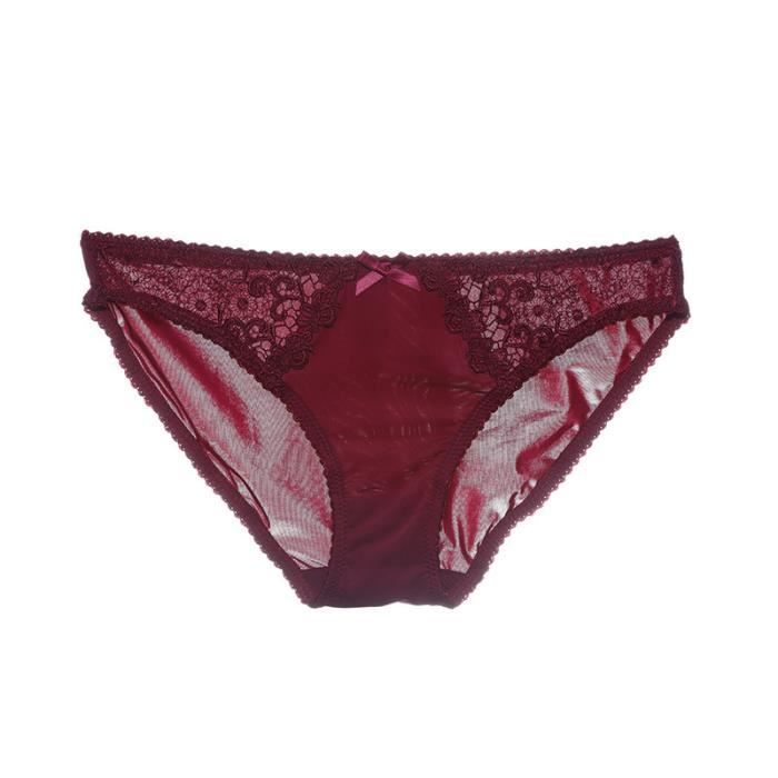 Ensemble Lingerie Femme Dentelle Sexy Haut Gamme Semi Transparente A