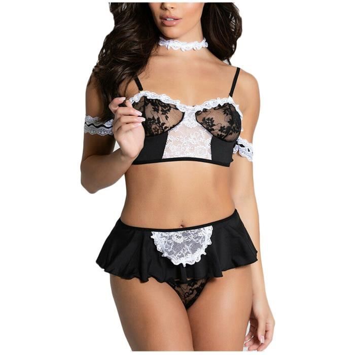 Femmes Sexy Bandage Lingerie Wirelss Soutien Gorge Dos Nu Pyjama