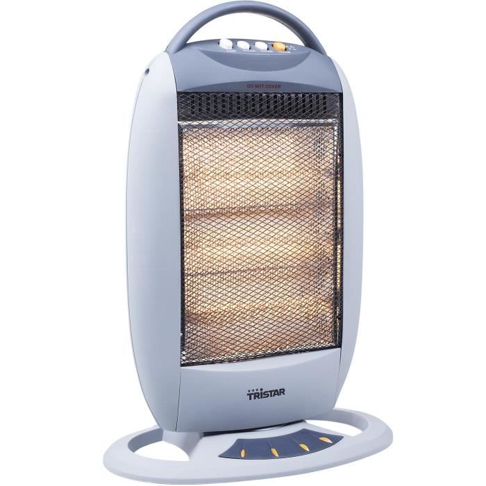 TRISTAR Chauffage électrique halogène 1200 W