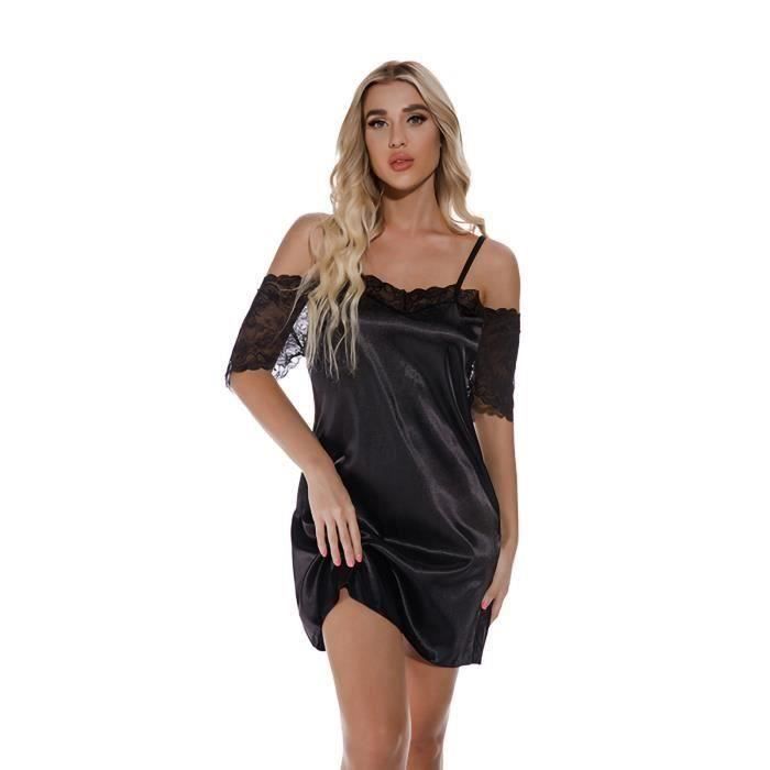 Tresors Femmes Lingerie Sexy Dentelle Babydoll G String String Bas
