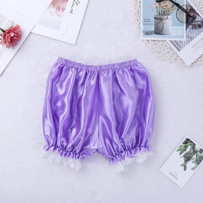 Sous V Tement Short Lolita En Dentelle Pour Femmes Et Filles Lingerie Brillante Bouffantes De