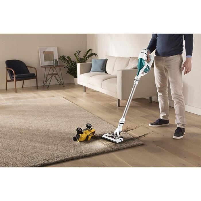 aspirateur balai sans Fil de 0,4L Multifonction Air Force All in One Autonomie jusqu'à 30 minutes bleu blanc